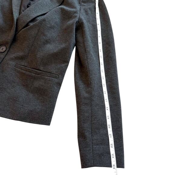 NWOT LOFT Charcoal Gray Blazer - Size 6 - Suit Jacket w/ Pockets - Picture 10 of 10